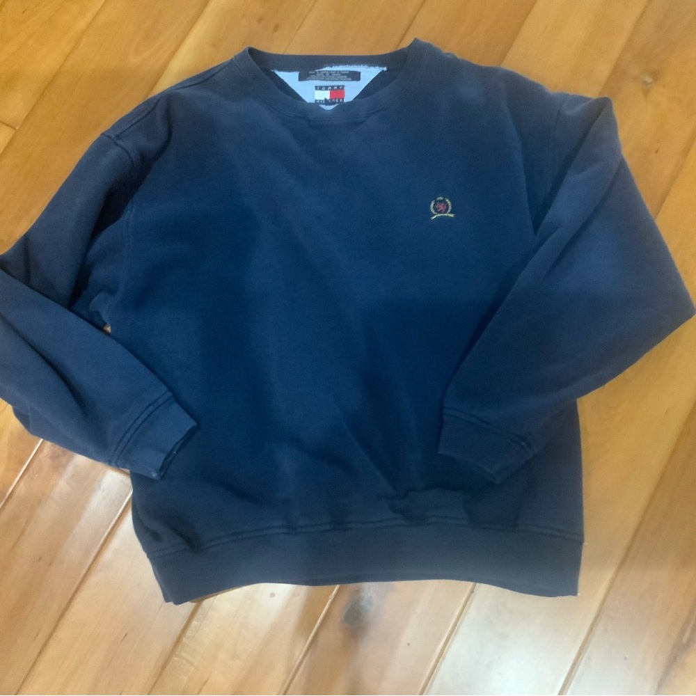 Vintage 90’s Tommy Hilfiger Blue cotton sweatshirt size M
